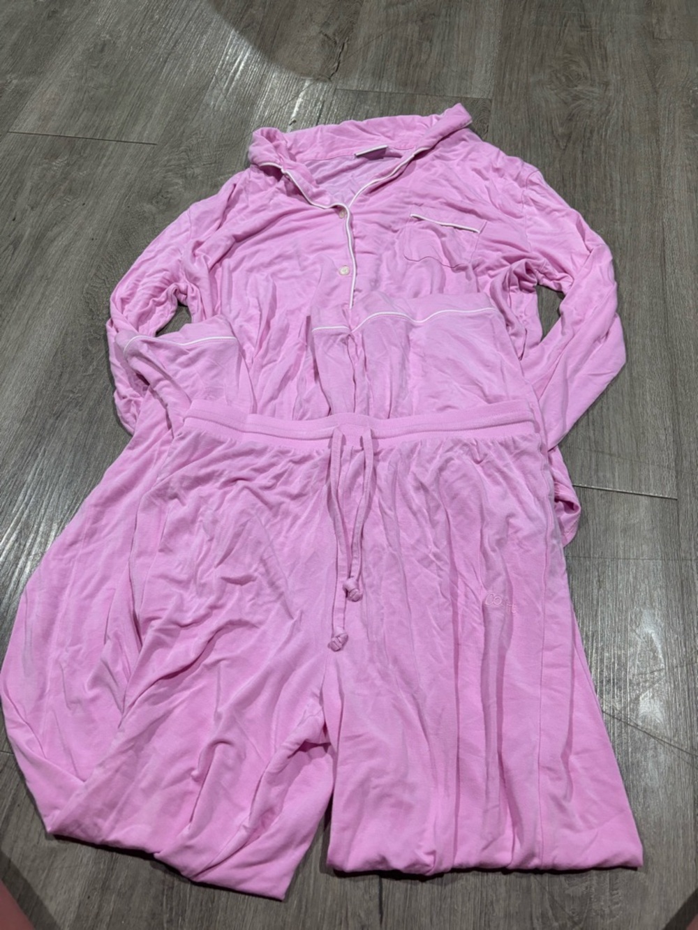 Comfrt Luna Lounge PJ Set Pink Peony Size Large - Picture 2 of 4